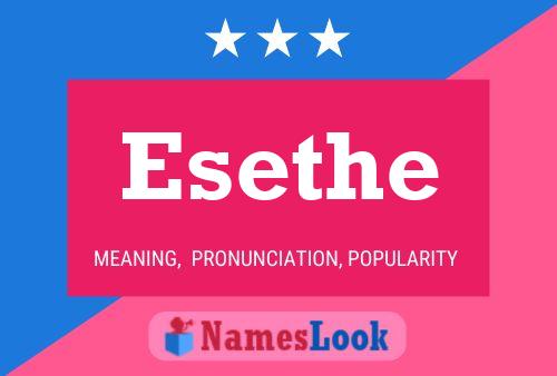 Esethe Name Poster