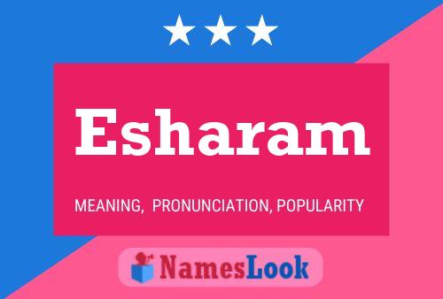 Esharam Name Poster