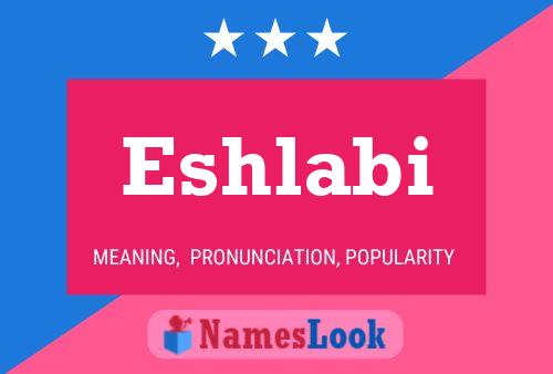 Eshlabi Name Poster