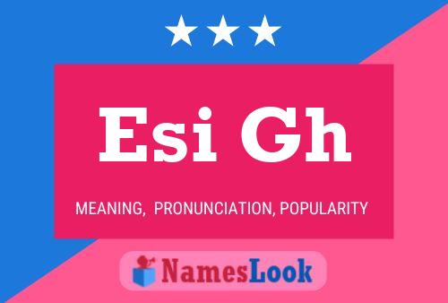 Esi Gh Name Poster