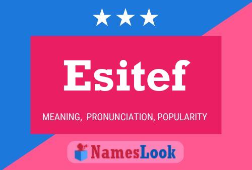 Esitef Name Poster