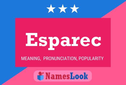 Esparec Name Poster