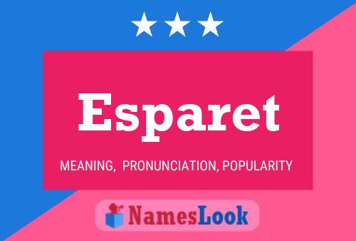 Esparet Name Poster