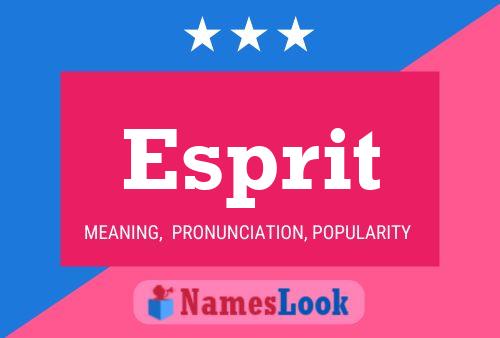 Esprit Name Poster