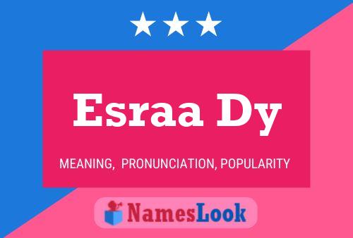 Esraa Dy Name Poster