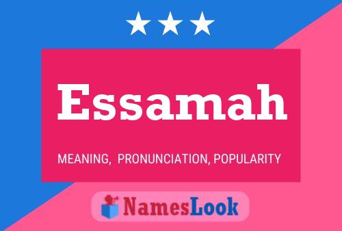 Essamah Name Poster