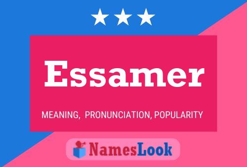 Essamer Name Poster