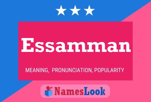 Essamman Name Poster