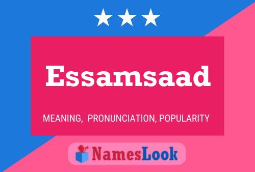 Essamsaad Name Poster