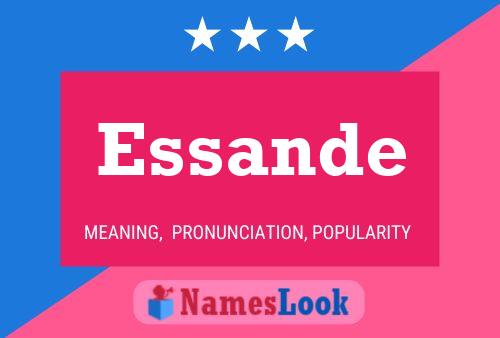 Essande Name Poster