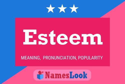 Esteem Name Poster