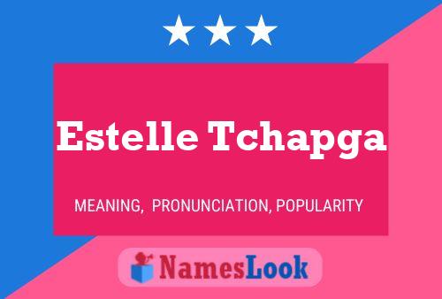 Estelle Tchapga Name Poster