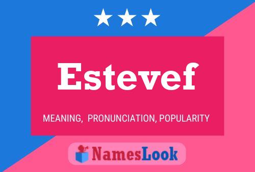 Estevef Name Poster