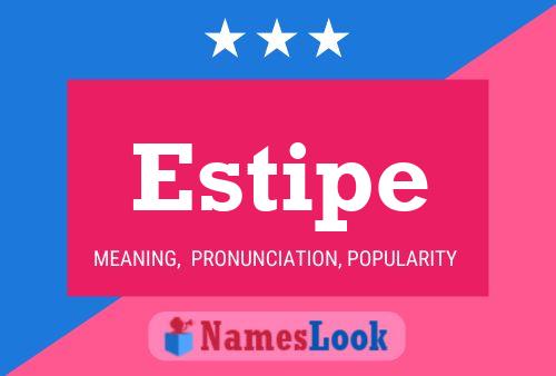 Estipe Name Poster