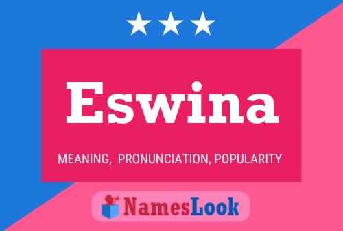 Eswina Name Poster