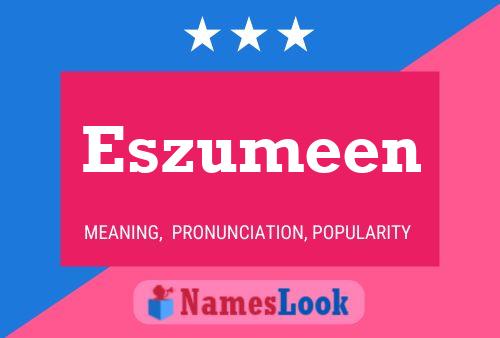 Eszumeen Name Poster