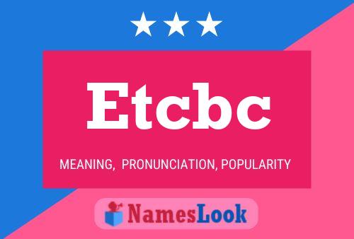 Etcbc Name Poster