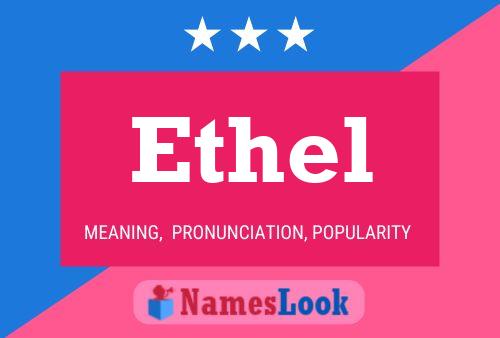 Ethel Name Poster