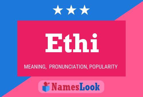 Ethi Name Poster