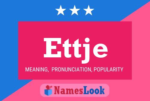 Ettje Name Poster