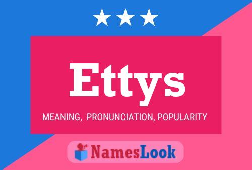 Ettys Name Poster