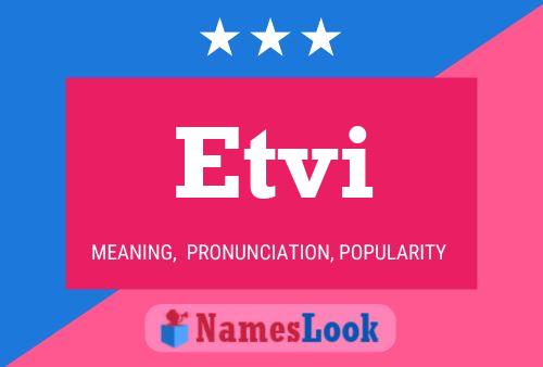 Etvi Name Poster