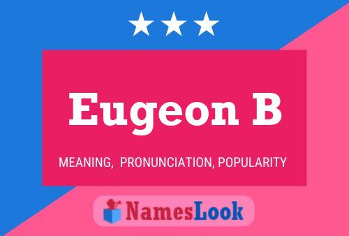 Eugeon B Name Poster