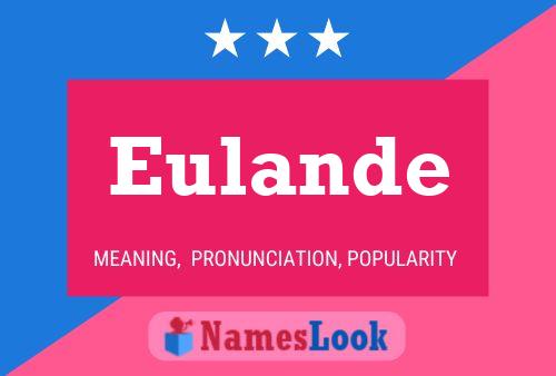 Eulande Name Poster