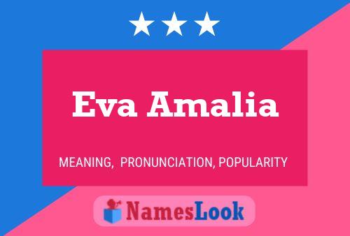 Eva Amalia Name Poster