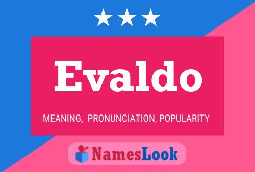 Evaldo Name Poster