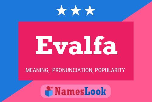 Evalfa Name Poster