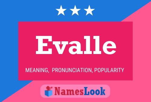 Evalle Name Poster