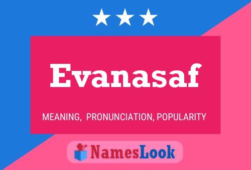 Evanasaf Name Poster