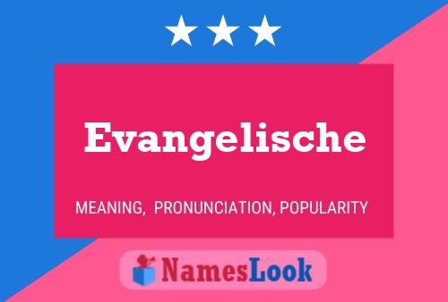 Evangelische Name Poster