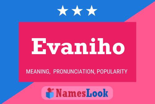 Evaniho Name Poster