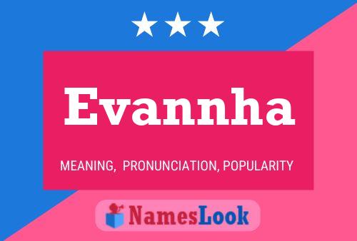 Evannha Name Poster