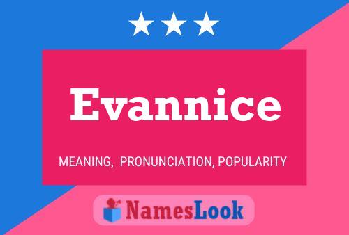 Evannice Name Poster