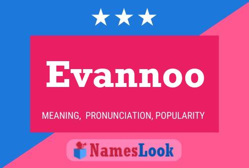 Evannoo Name Poster