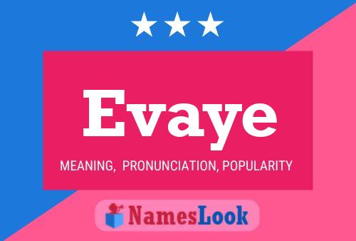 Evaye Name Poster