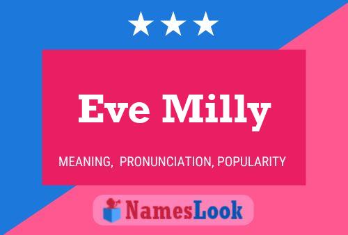 Eve Milly Name Poster