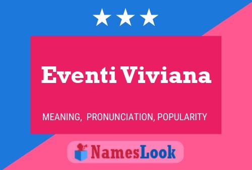 Eventi Viviana Name Poster