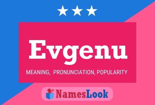 Evgenu Name Poster