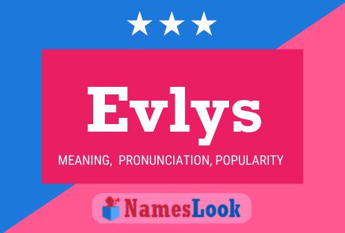 Evlys Name Poster