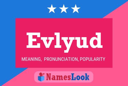 Evlyud Name Poster