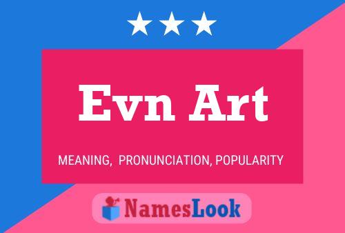 Evn Art Name Poster