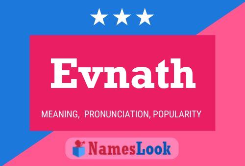 Evnath Name Poster