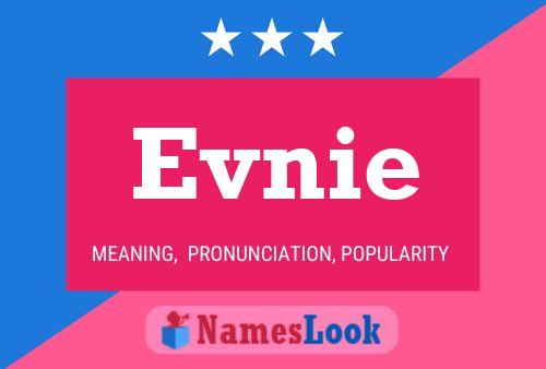 Evnie Name Poster