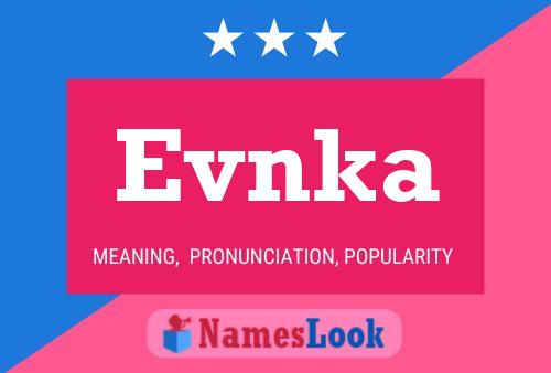 Evnka Name Poster