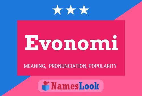 Evonomi Name Poster