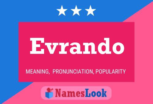 Evrando Name Poster